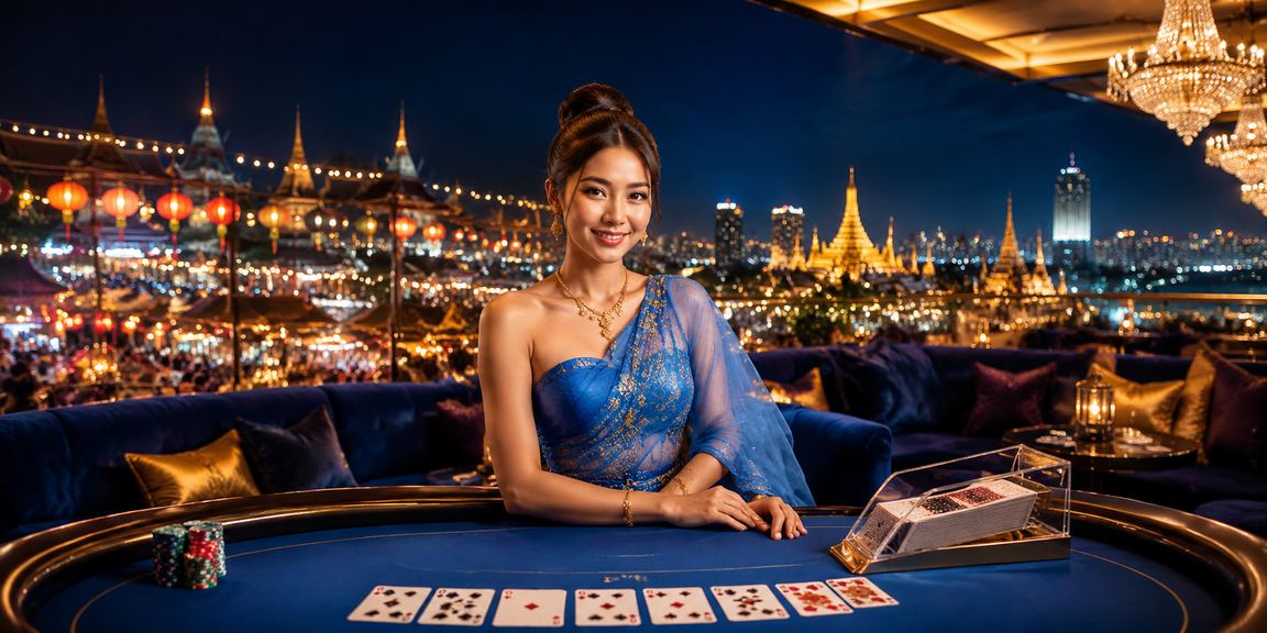 မြန်မာနိုင်ငံတွင် Baccarat ကစားသူများ ဂိမ်းကစားနေသည့် ပုံရိပ်